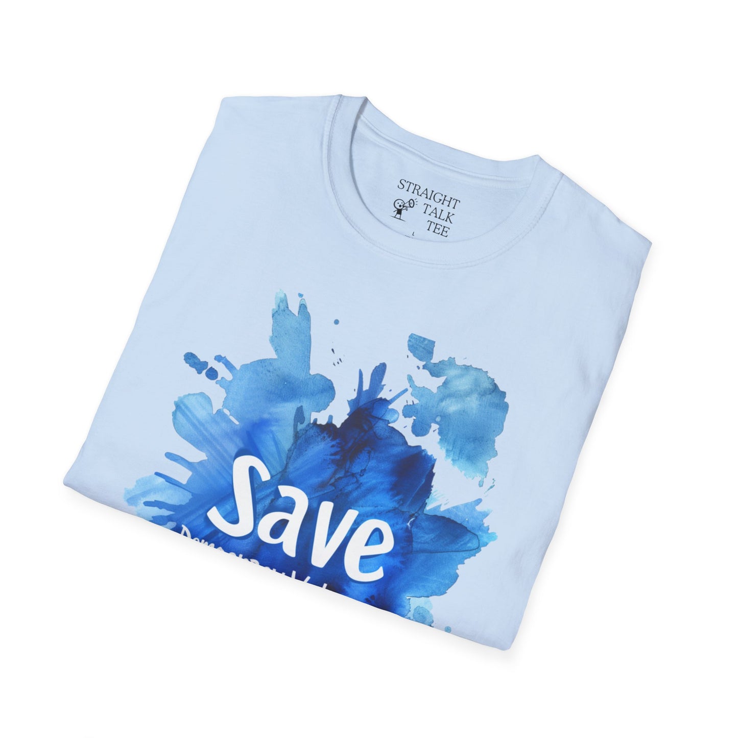 Save Democracy Vote Blue! Statement Soft-Style t-shirt |unisex| Political Shirt Show you Care! Activism, Inspire Others and Speak Your Mind