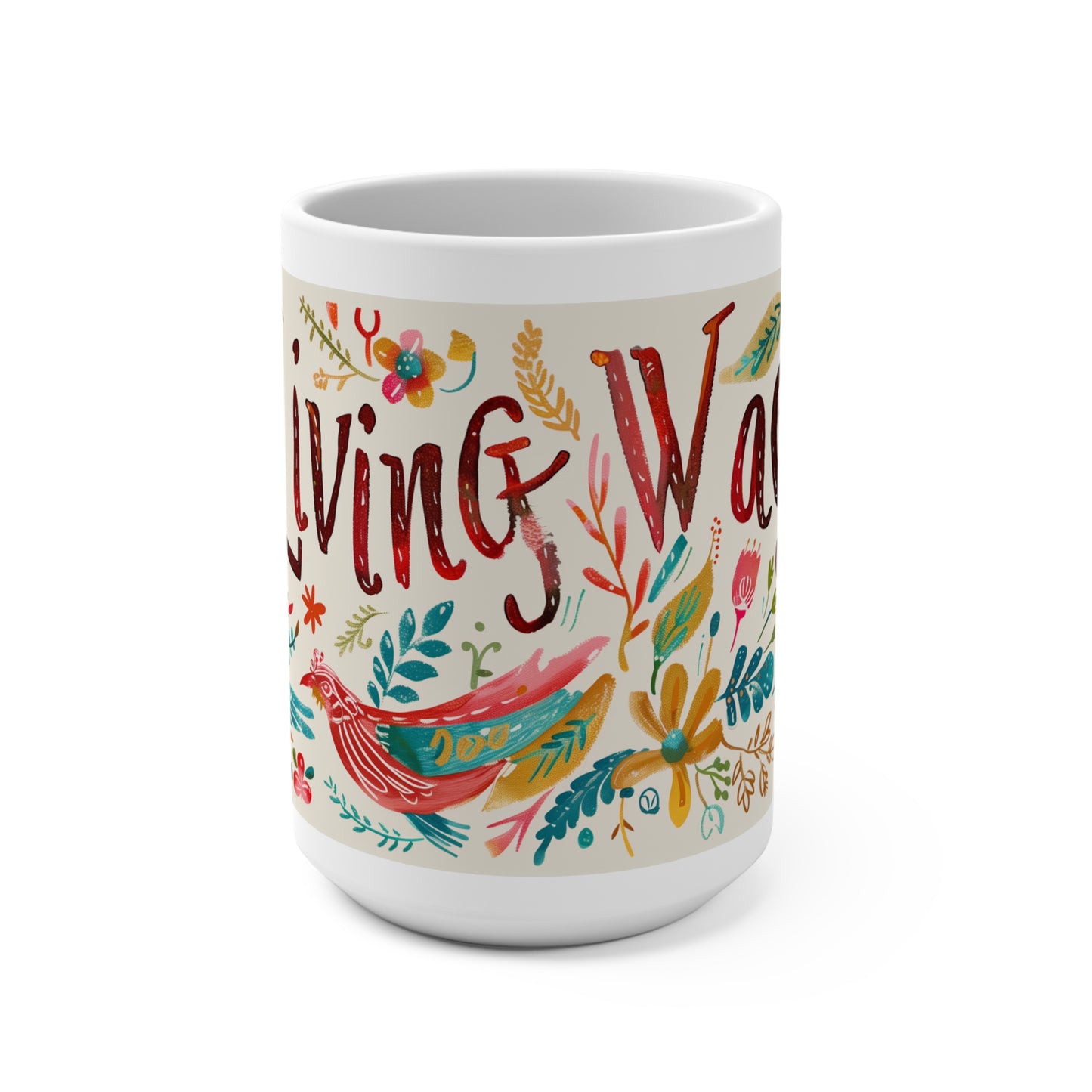 Living Wage Protest Coffee Mug (15oz) Political Mug 40 hours Should Pay the Bills! Labor Unite Activism Inspired by Cath Kidston