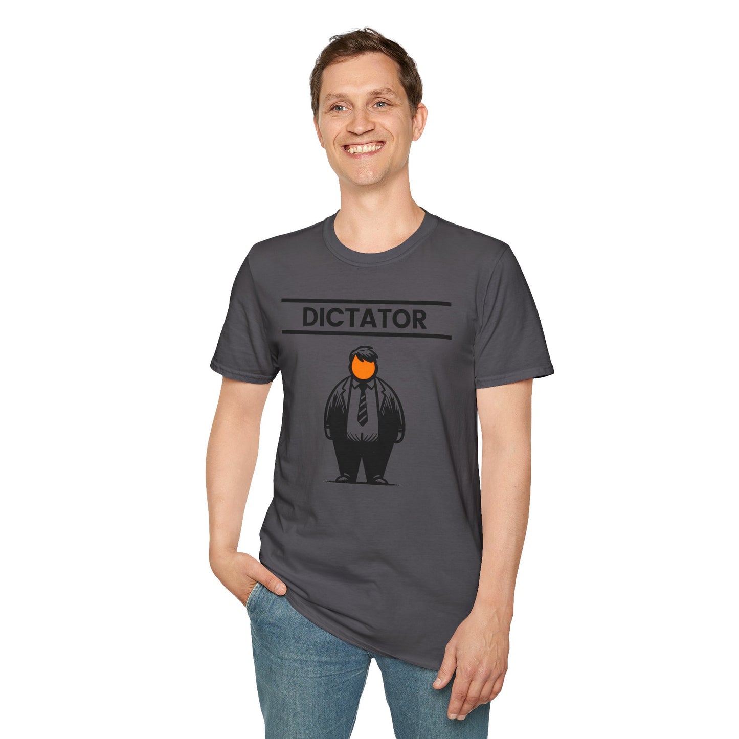 Orange Dictator t-shirt |unisex| Clear Political Statement Funny Caricature | He's Earned the Title