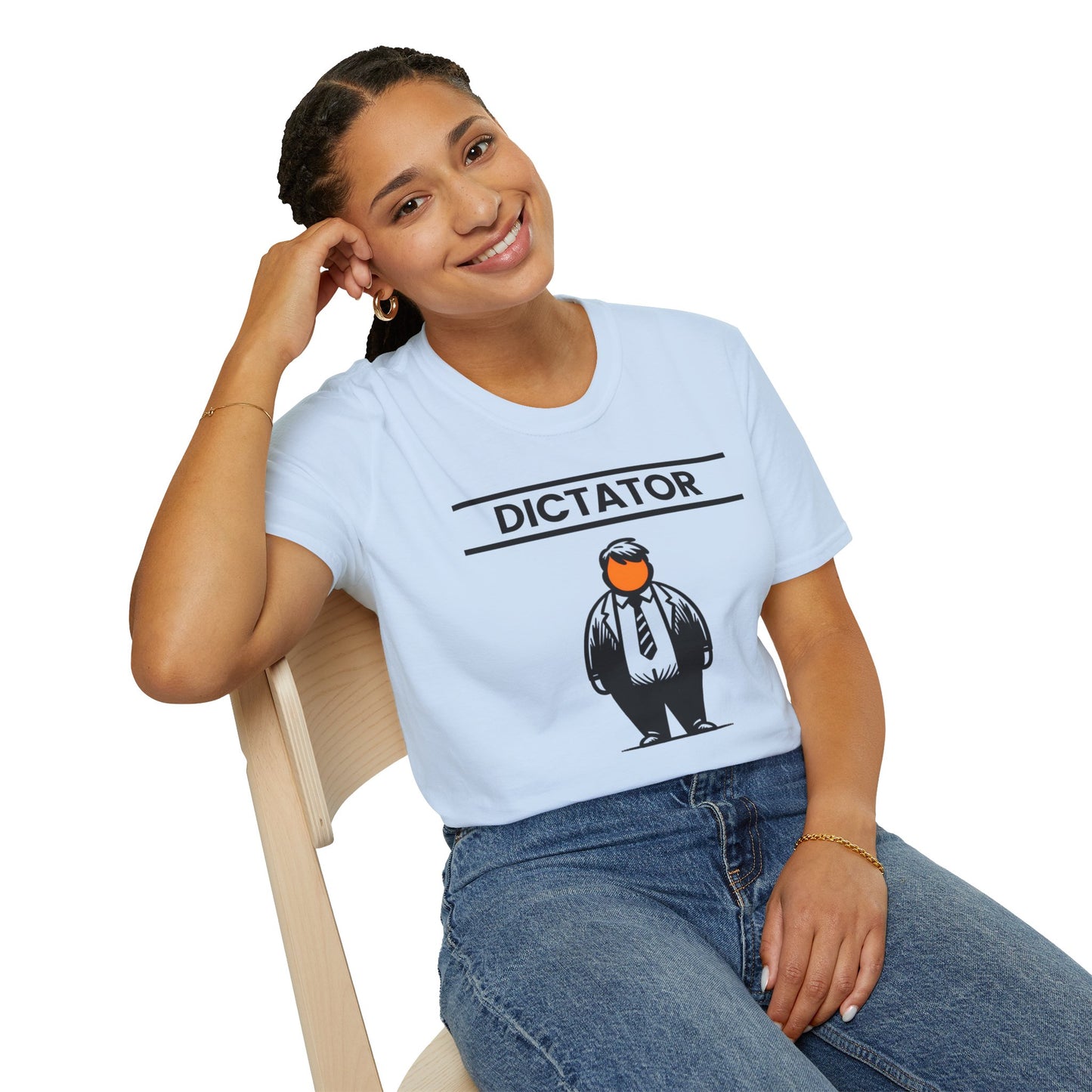 Orange Dictator t-shirt |unisex| Clear Political Statement Funny Caricature | He's Earned the Title