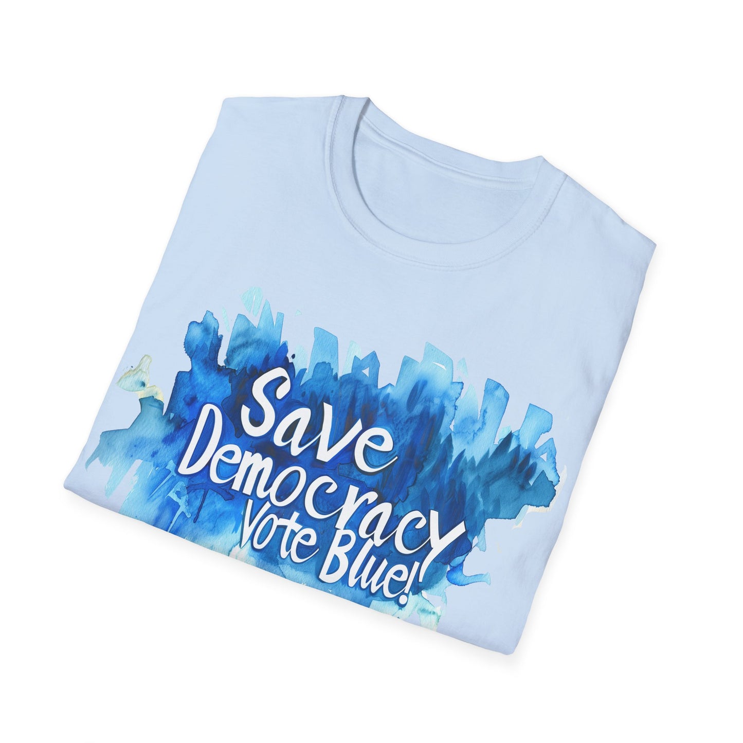 Save Democarcy Vote Blue t-shirt Political Statement Shirt