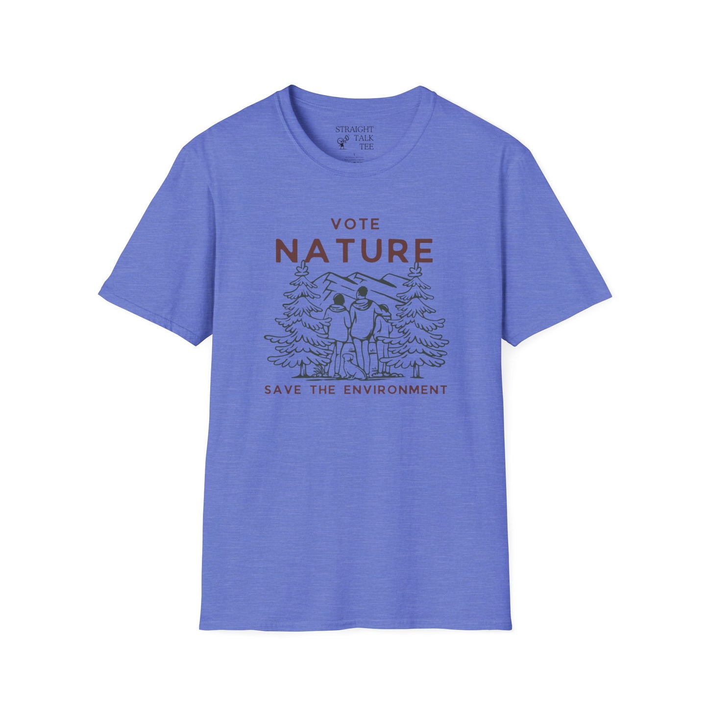 Vote Nature Save the Environment Statement Soft Style t-shirt |unisex| Political Shirt, Once Nature is Gone What's Left?