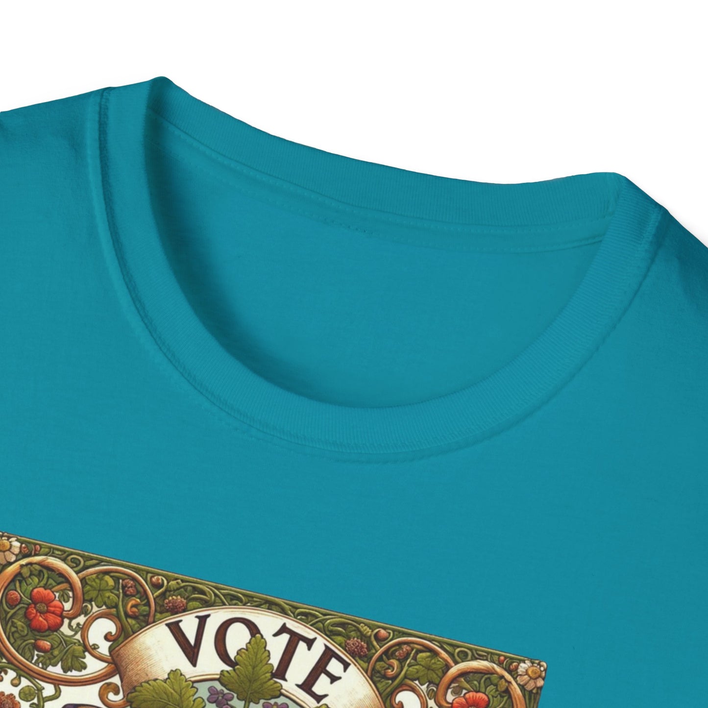 Inspirational Statement T-Shirt: Vote Nature! William Morris Inspired