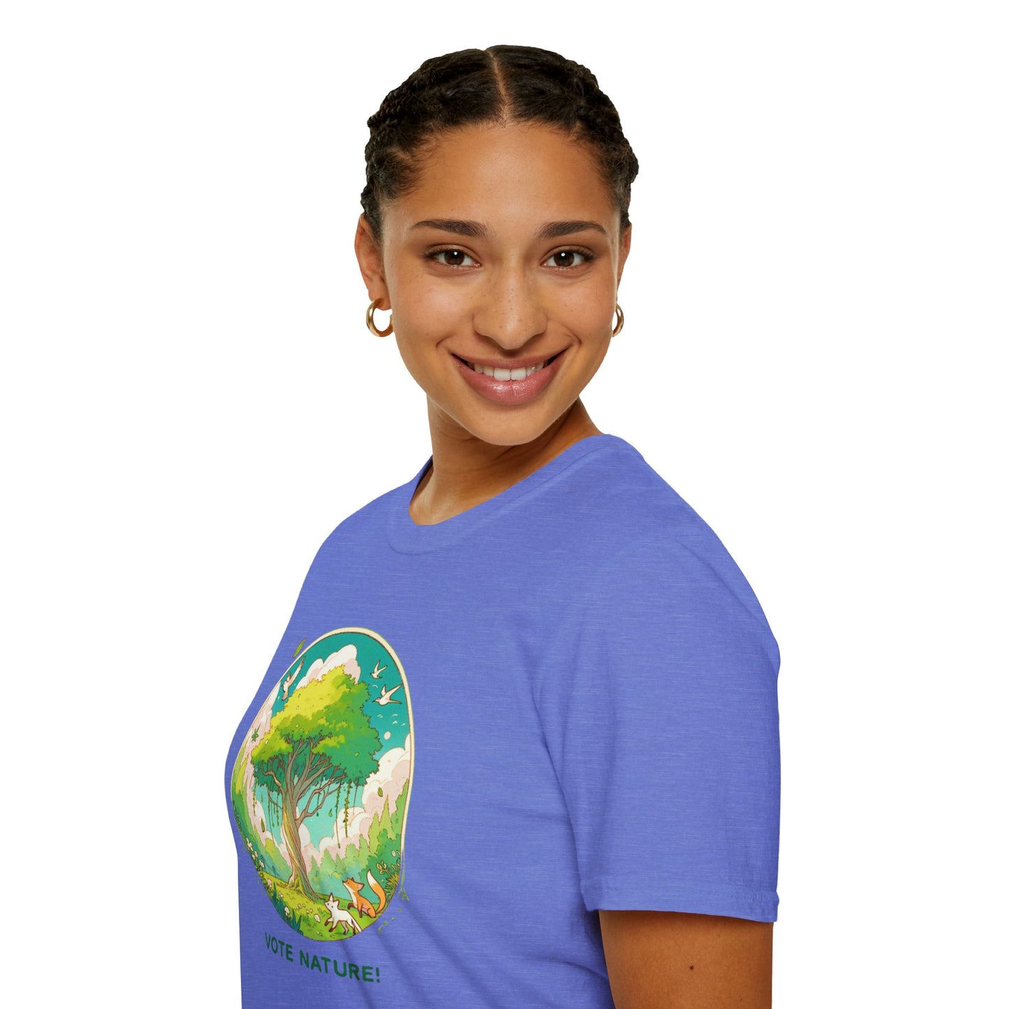 Vote Nature! Inspirational Statement Soft Style T-Shirt |unisex| Show You Care! Political Shirt!