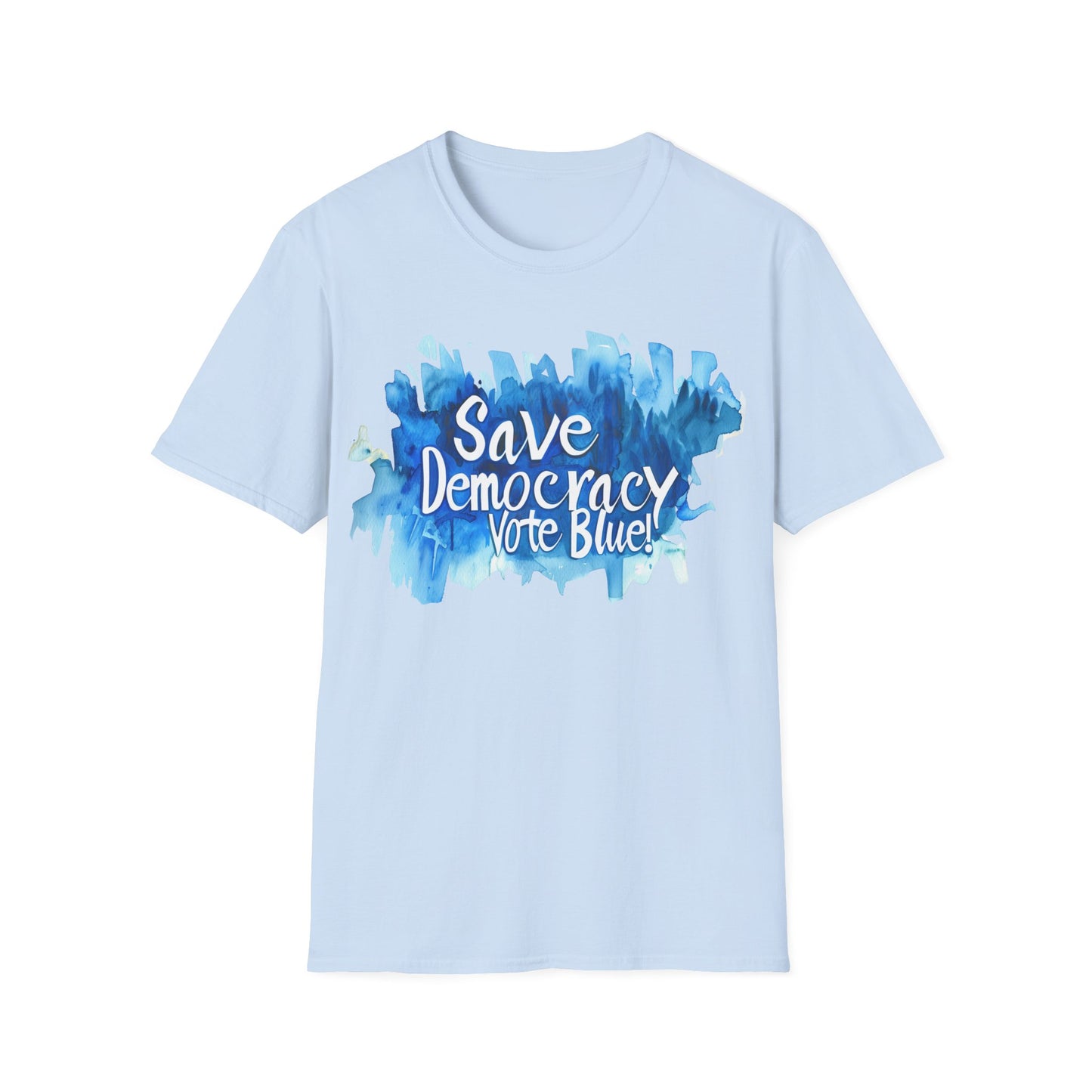 Save Democarcy Vote Blue t-shirt Political Statement Shirt