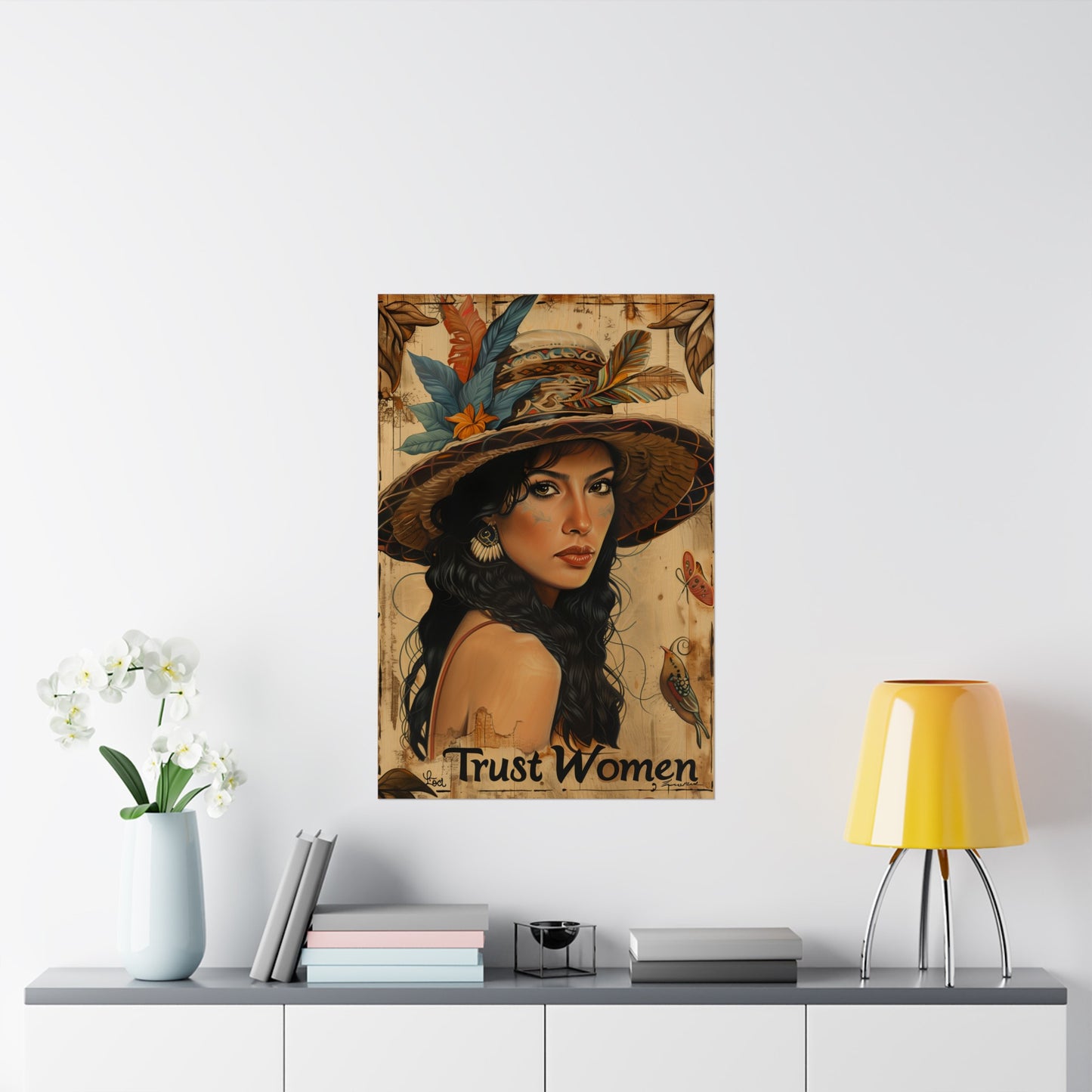 Trust Women Matte Posters Feminist Political Wall Art for Home Office or Dorm Decor | Fine Art with a Purpose!