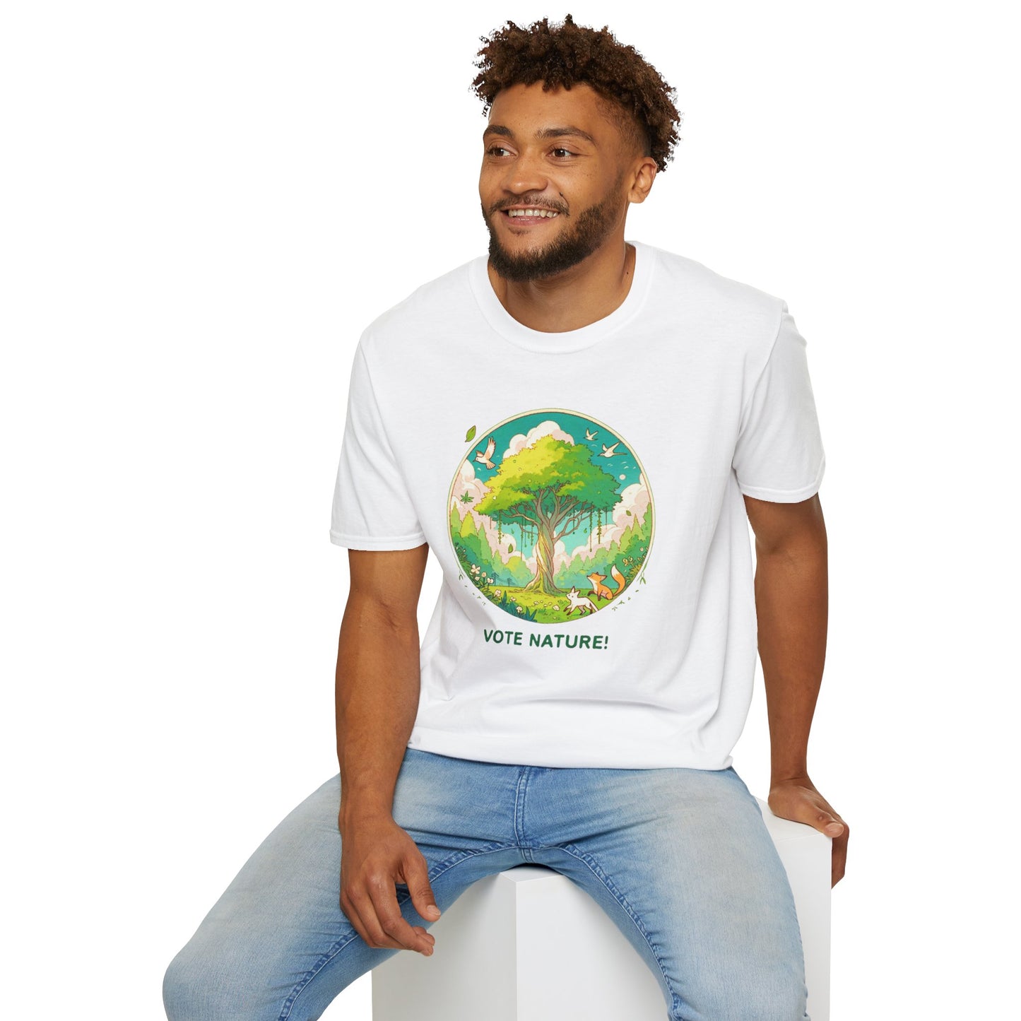 Vote Nature! Inspirational Statement Soft Style T-Shirt |unisex| Show You Care! Political Shirt!