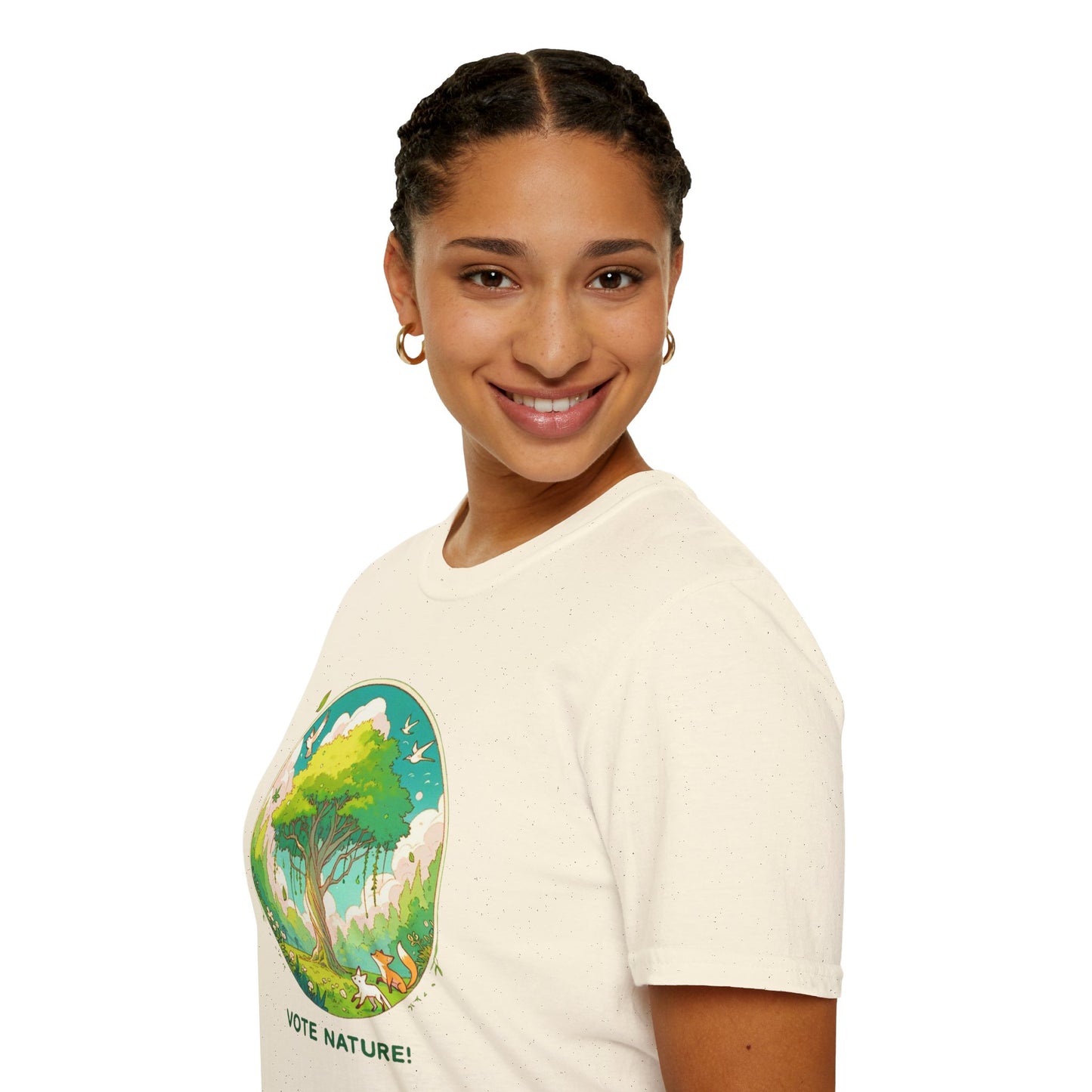 Vote Nature! Inspirational Statement Soft Style T-Shirt |unisex| Show You Care! Political Shirt!