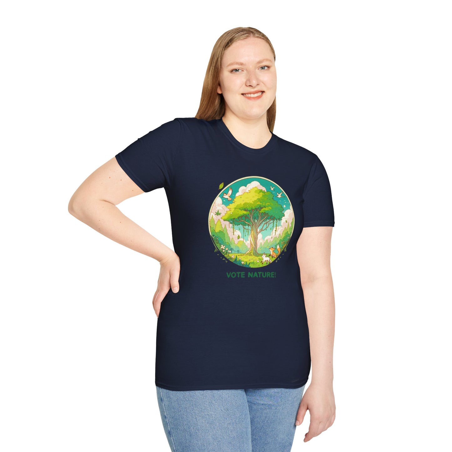 Vote Nature! Inspirational Statement Soft Style T-Shirt |unisex| Show You Care! Political Shirt!