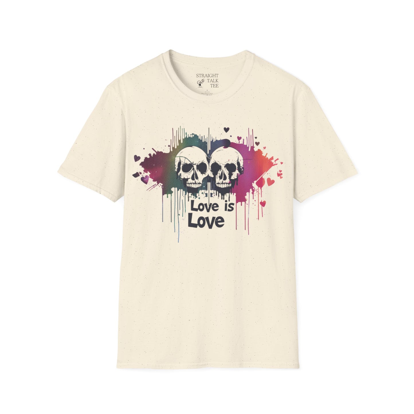Love is Love Pride T-Shirt Political Skull Shirt Protest Punk Activism tshirt Statement Equality tee Leftist Liberal Shirt Vote