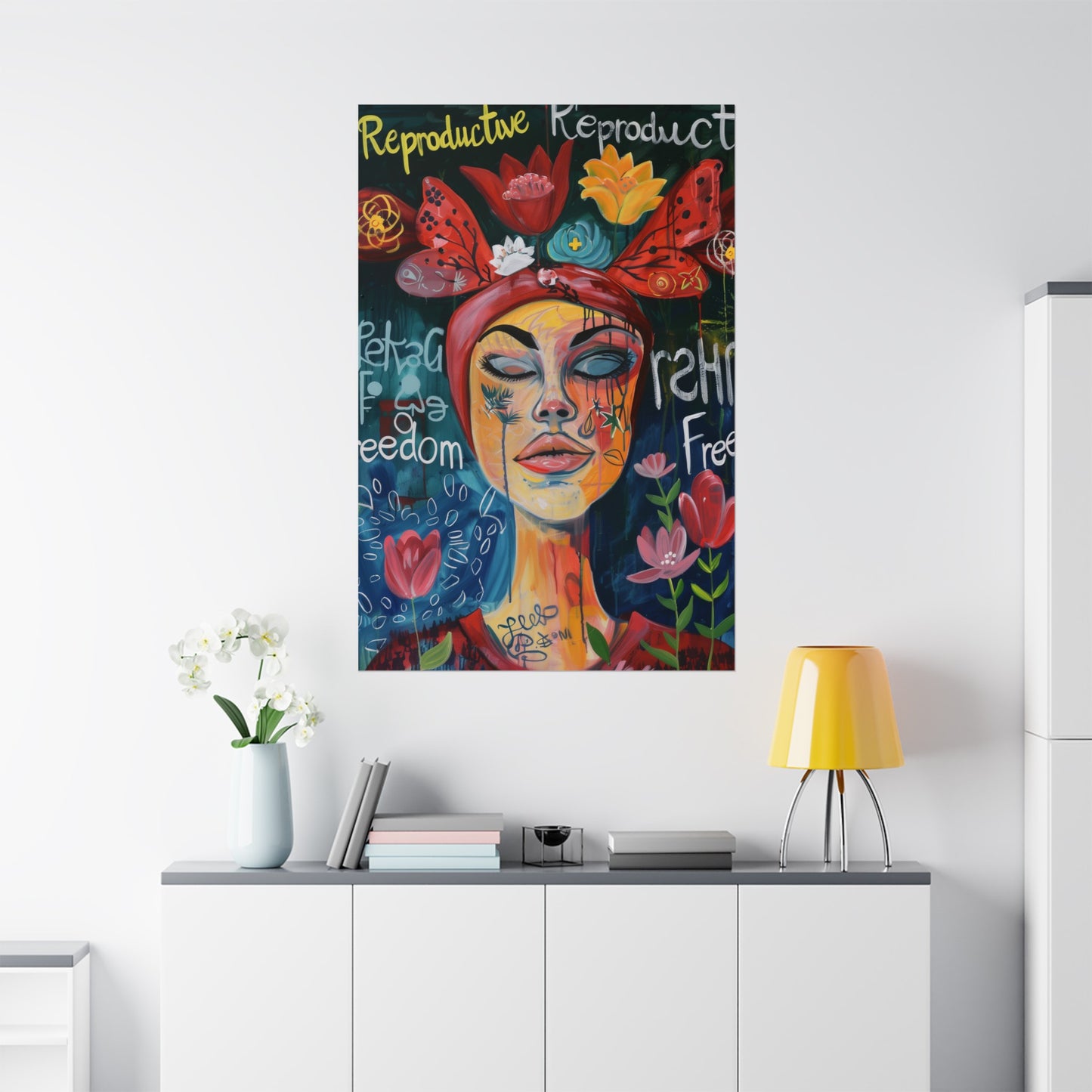 Reproductive Freedom Matte Poster Women's Rights Political Wall Art for Home Office Dorm Decor
