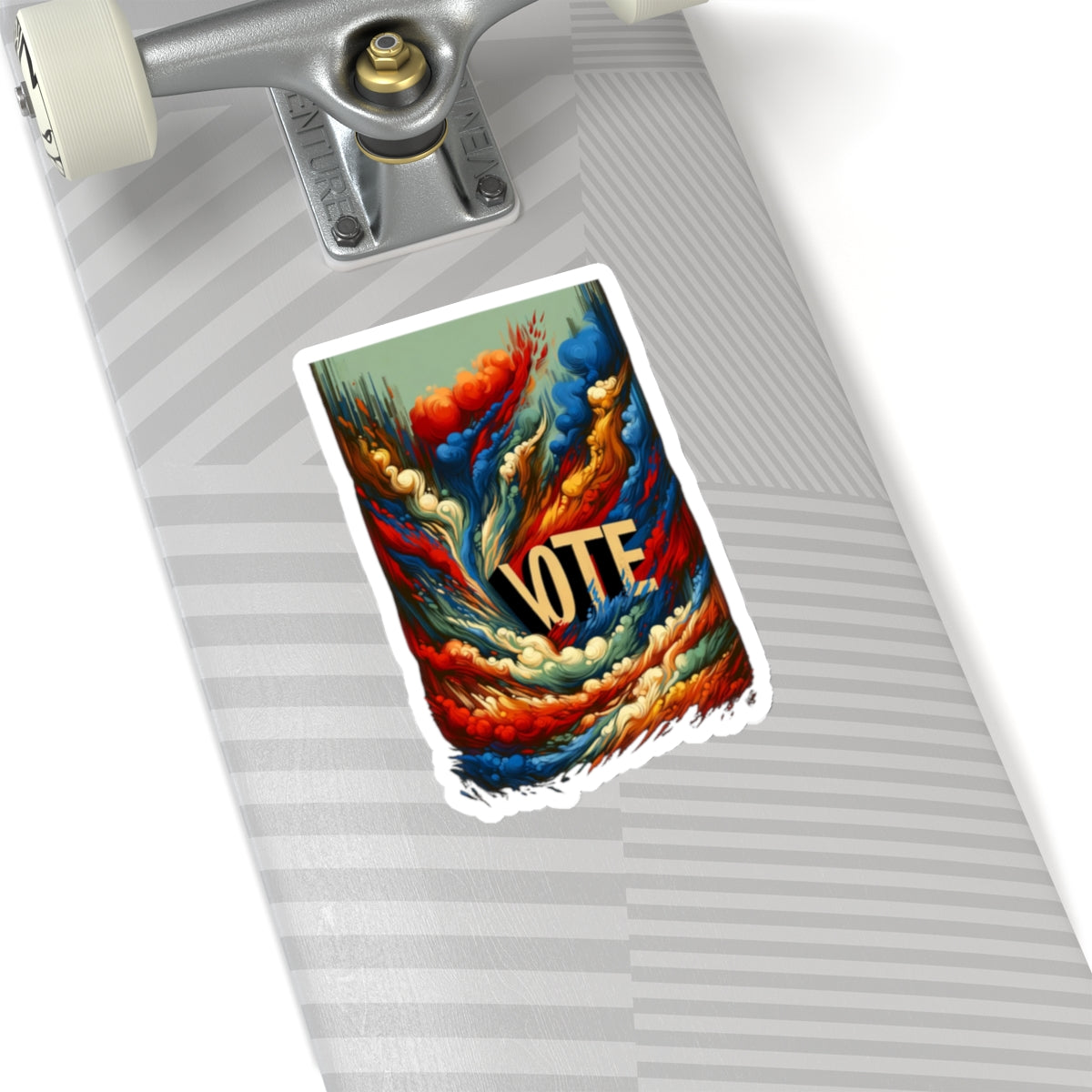 Inspirational Statement Sticker: VOTE! for laptop, kindle, phone, ipad, instrument case, notebook, mood board, wall