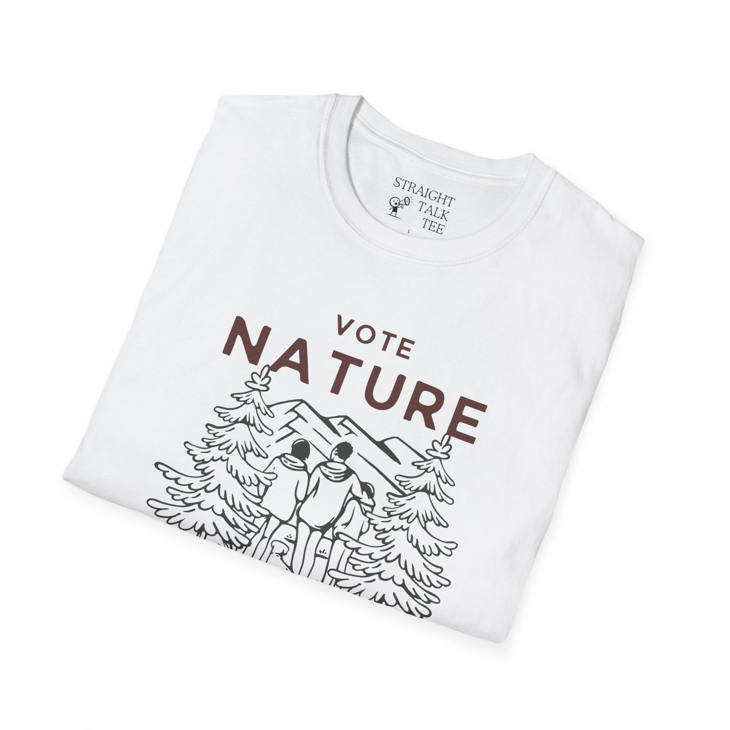 Vote Nature Save the Environment Statement Soft Style t-shirt |unisex| Political Shirt, Once Nature is Gone What's Left?