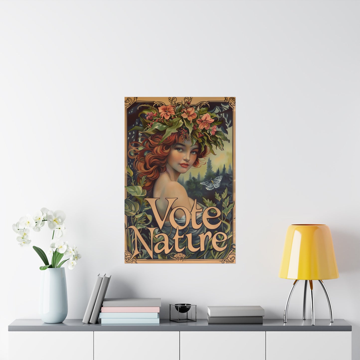 Vote Nature Matte Poster Political Statement Wall Art for Home Office or Dorm Decor Environmentalism Never Looked so Good!