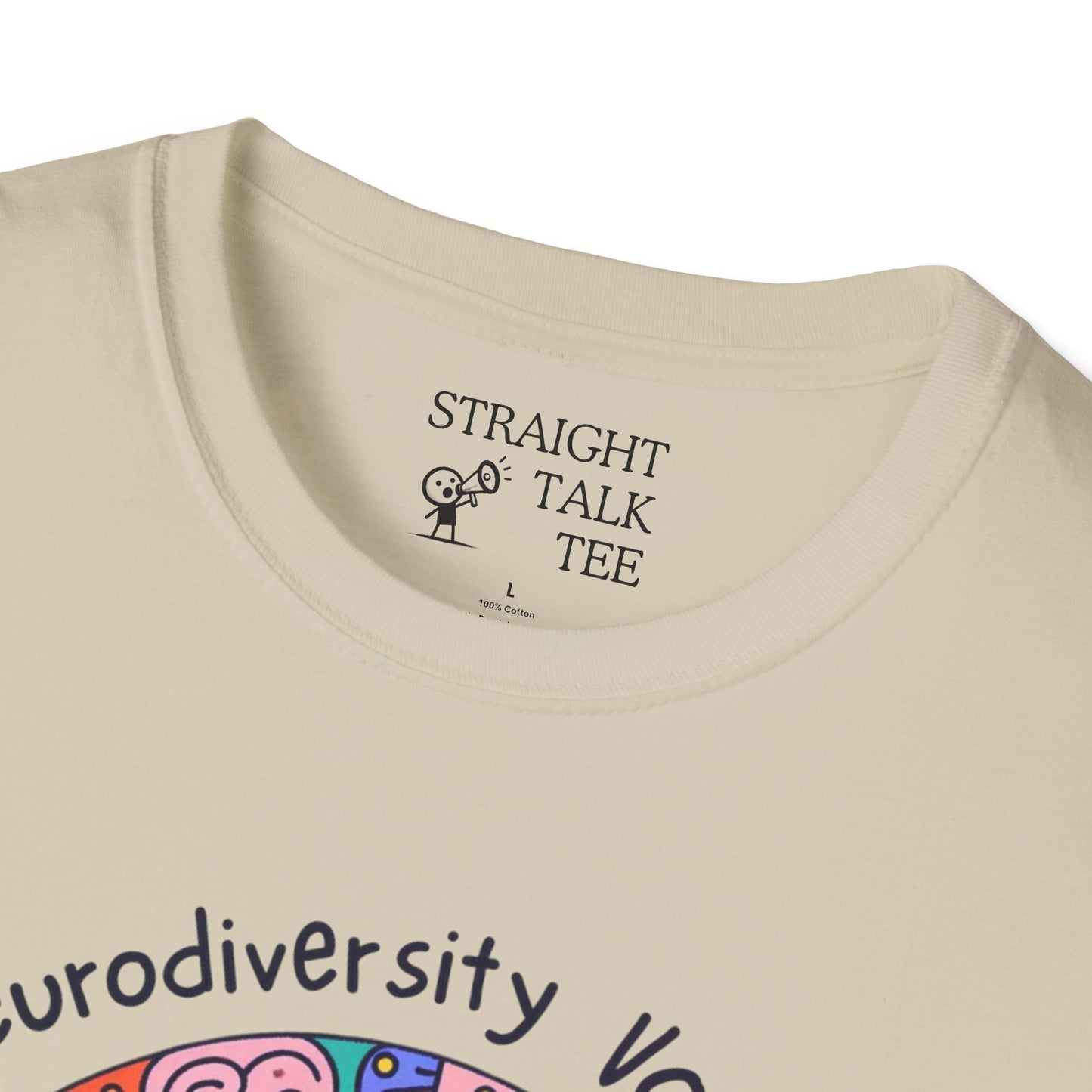 Neurodiversity Voter! Inspiring Statement Soft Style t-shirt |unisex| Whimsical Community, Show You Care! Activism!