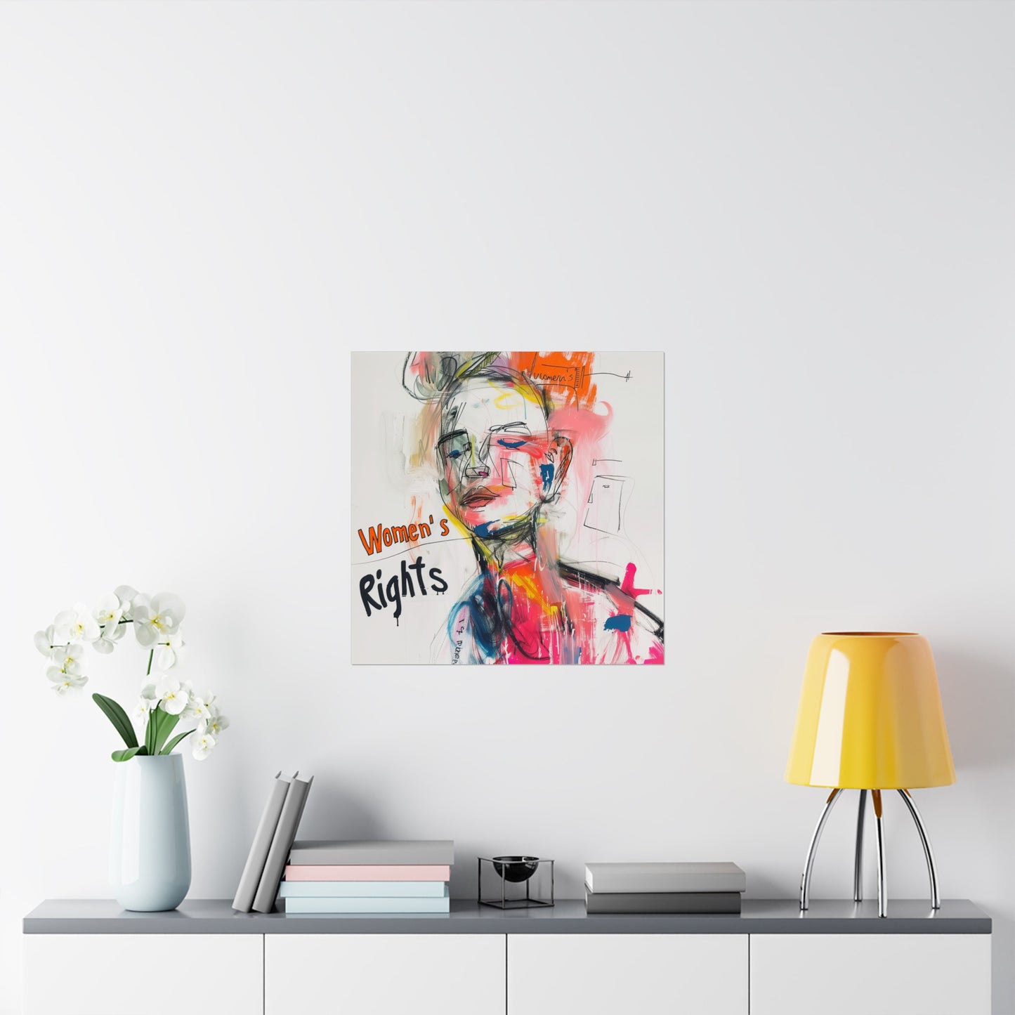 Women's Rights Poster Matte Poster Pro Choice Pro Roe Dorm Poster Office Poster Wall Poster Political Activist Statement Poster Equal Rights Poster Street Art