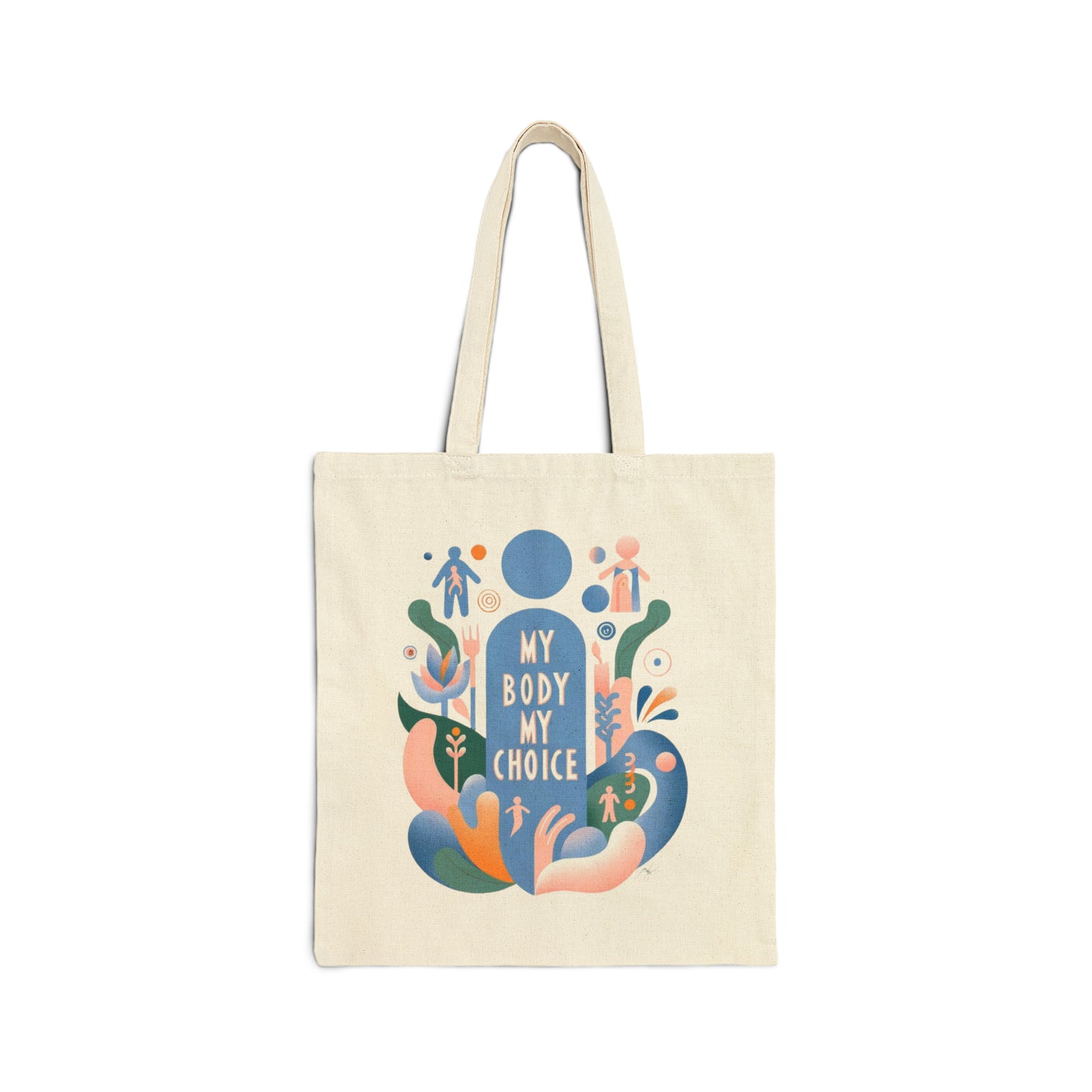 By Body My Choice (Canvas Tote Bag)