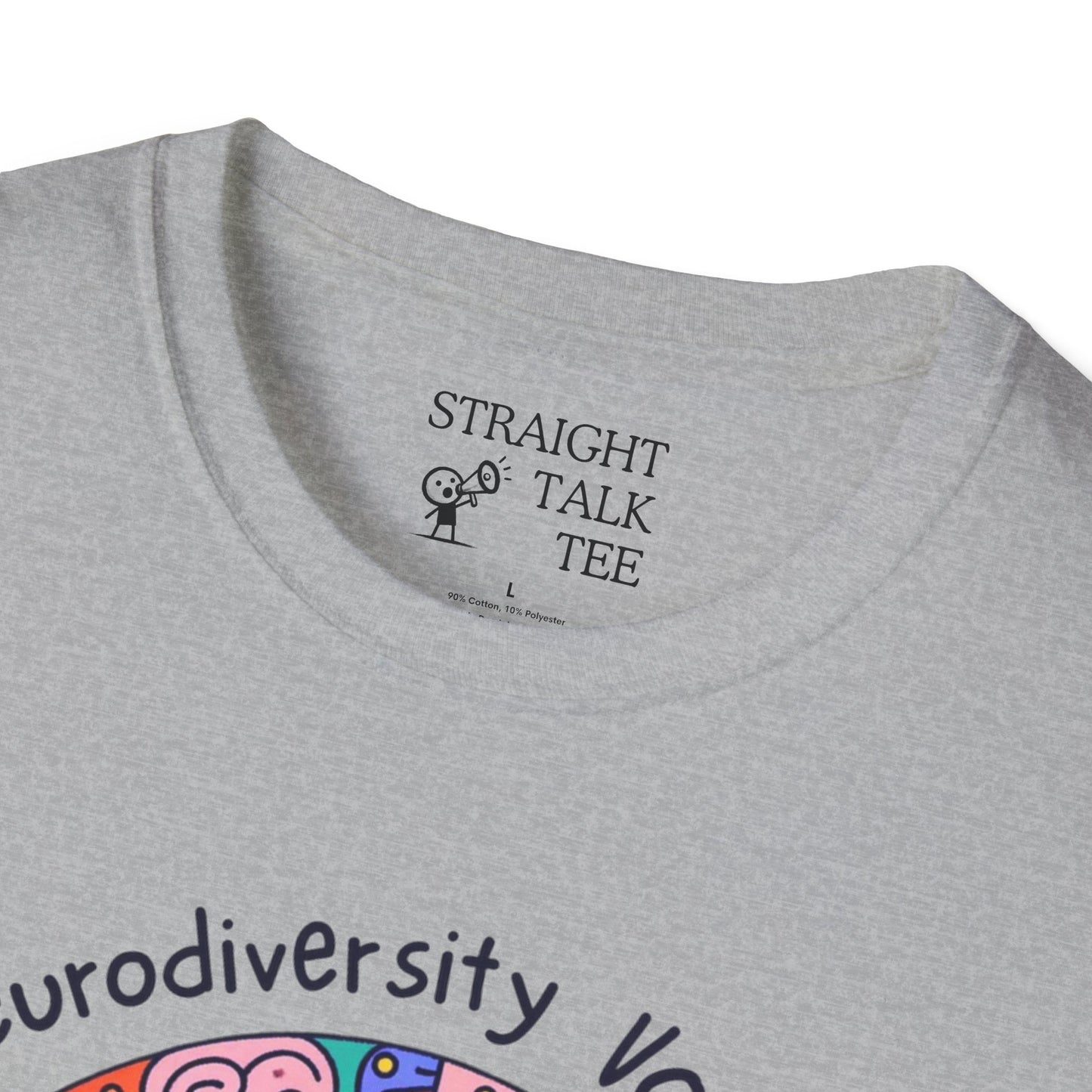 Neurodiversity Voter! Inspiring Statement Soft Style t-shirt |unisex| Whimsical Community, Show You Care! Activism!