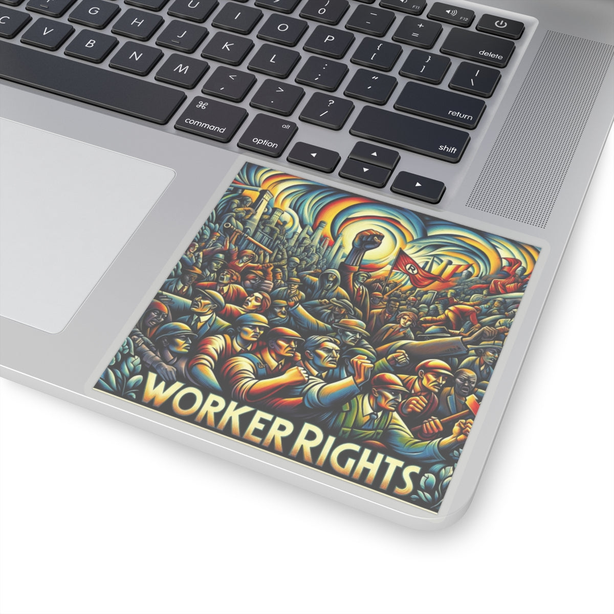 Bold and Uncompromising Statement Sticker: Worker Rights!