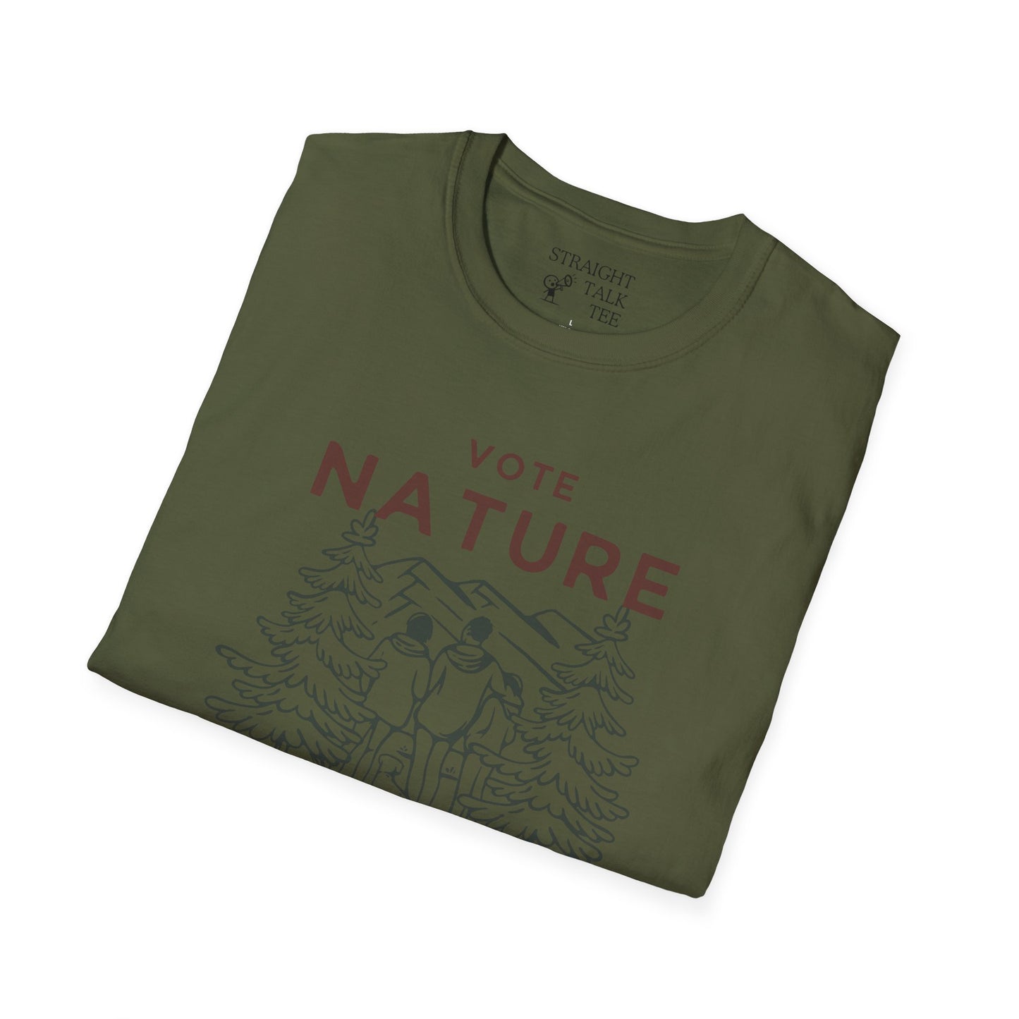 Vote Nature Save the Environment Statement Soft Style t-shirt |unisex| Political Shirt, Once Nature is Gone What's Left?