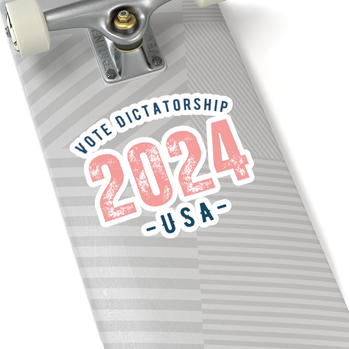 Vote Dictatorship 2024 USA Sticker