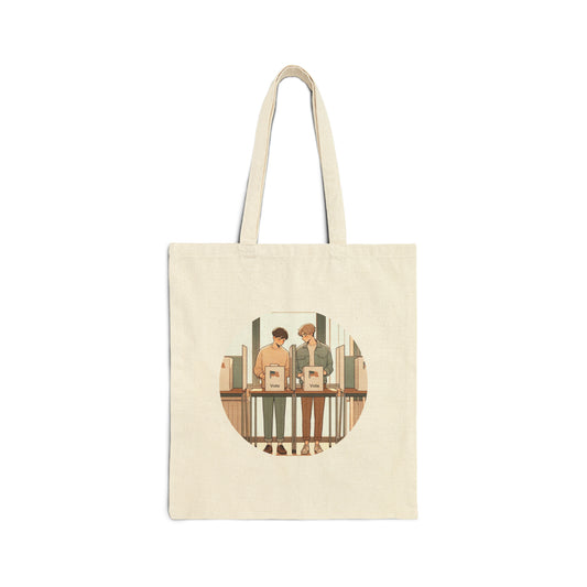 Inspirational Statement: Love and Voting! (Canvas Tote Bag)
