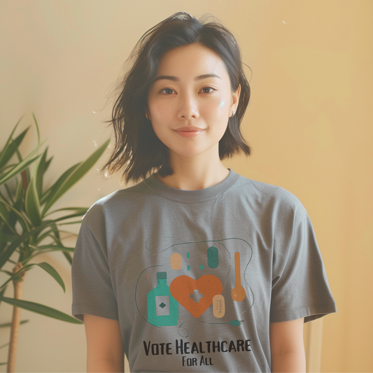 Vote Healthcare for All! Statement Soft-Style t-shirt |unisex| Political Shirt that Shows You Care!