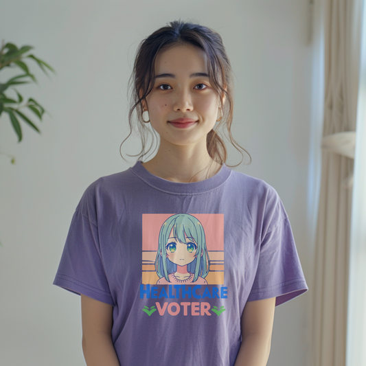Inspire Voters and Show you Care! |Unisex| Softstyle T-Shirt: Healthcare Voter