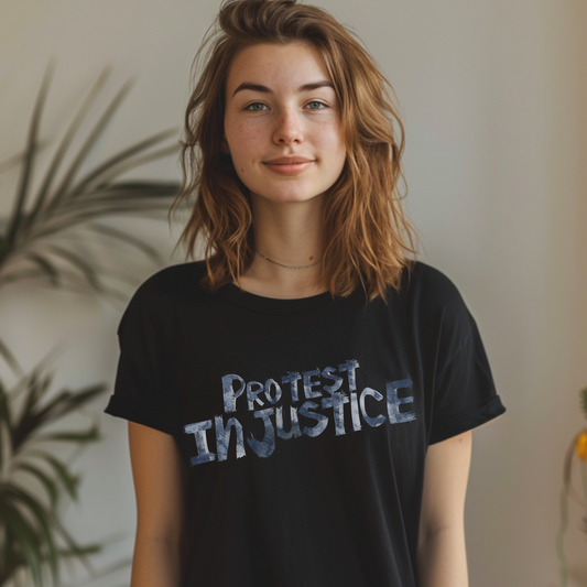 Protest Injustice T-Shirt Activist Political Shirt | Make a Statement