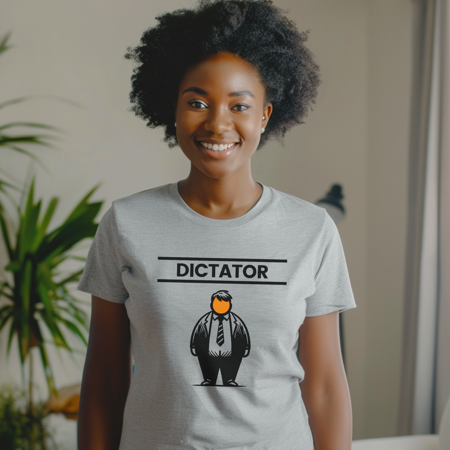 Orange Dictator t-shirt |unisex| Clear Political Statement Funny Caricature | He's Earned the Title