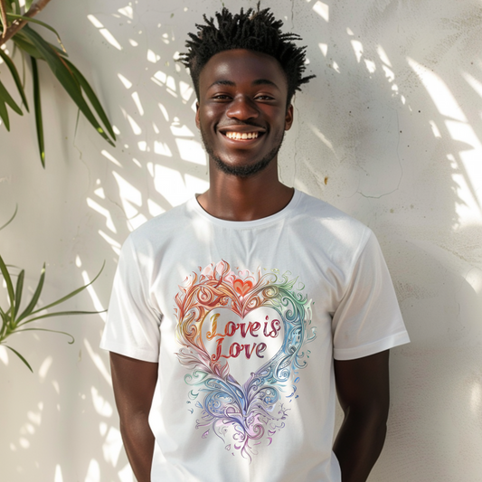 Love is Love Heart T-Shirt | Show Your Pride Shirt!